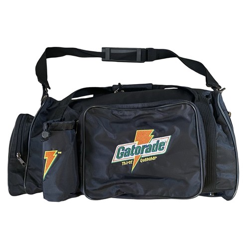 Vintage Gatorade Travel Gym Athletic Bag w/ Shoulder Strap & Basketball Pocket