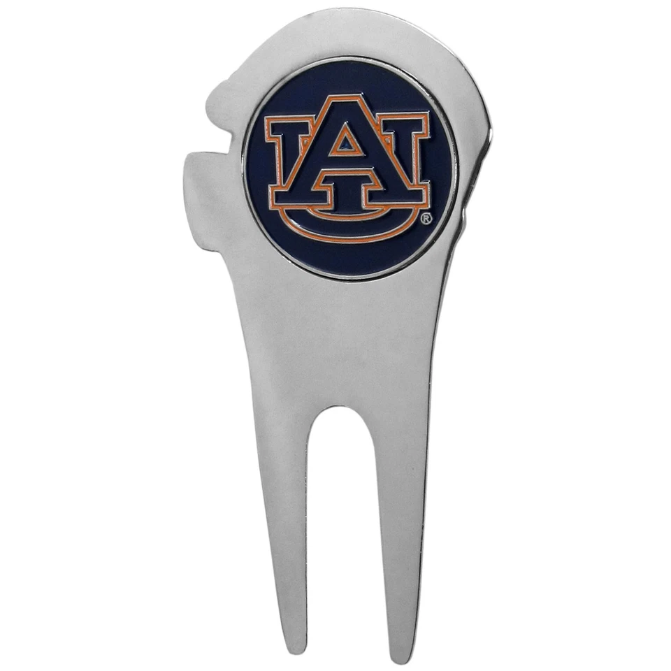 Auburn Tigers Metal Helmet Divot Tool with 1"Golf Ball Marker NCAA Licensed! - Image 2 of 3