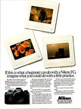 Nikon greatest Pictures Original Vintage Print Ad
