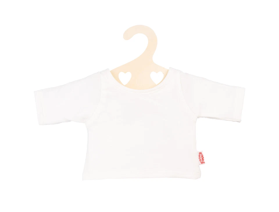 Heless Puppenkleidung T-Shirt in weiß in 2 Größen