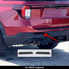 Fits 2025-26 Ford Explorer SMOKE Rear Reflectors Tail Decals Vinyl Tint Overlays