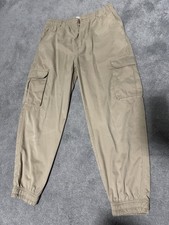 Men’s Zara Beige Cargo Combat  Trousers - EUR M / US M / MEX 31 