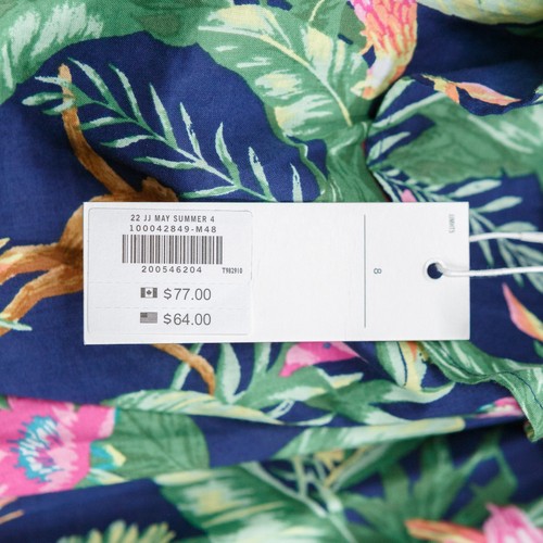 JANIE AND JACK Halter Dress Tropical Floral Monkey Vacation Blue Girls Sz 8 NWT - Picture 6 of 9