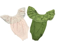 Bailey’s Blossoms Off The Shoulder Romper Size 2T