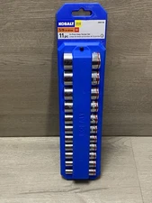 Kobalt 3/8-in Drive Metric Standard SAE Socket Set 11 -Pieces New