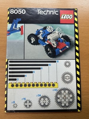 Lego Technic 8050 Bauanleitung / Instruction top Zustand