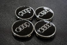 4x Original Audi Nabendeckel Felgendeckel A3 A4 A5 A6 A7 8W0601170 WIE NEU RS009