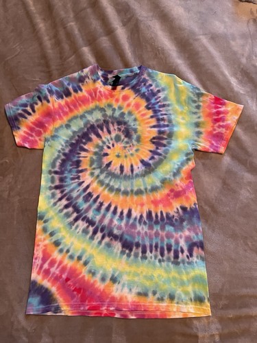 tie dye t shirt Medium Psychedelic Handmade Custom - Picture 2 of 2