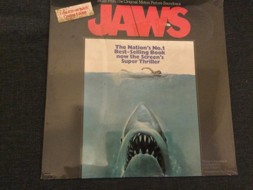 *SEALED* Jaws Original Motion Picture Soundtrack LP John Williams-Mint Vinyl