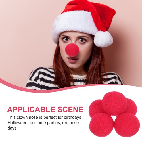 2 PIEZAS Payaso Nariz Esponja Bola Hombre Niño Disfraz Juegos con disfraces utilería Decoración - Imagen 4 de 12