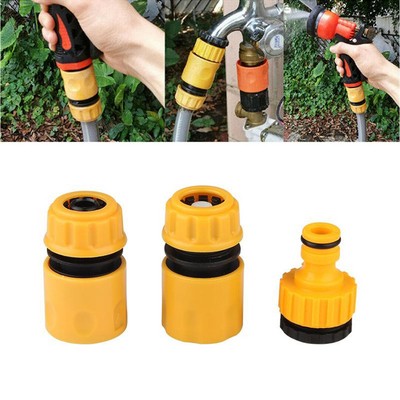 Balcony Hose Pipe Tab Connectors 3pcs ABS Plastic Accessories Adaptor Conection
