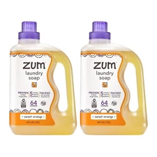 Zum Laundry Soap by Indigo Wild - Liquid, Plant-Based Soap with Baking Soda, ...