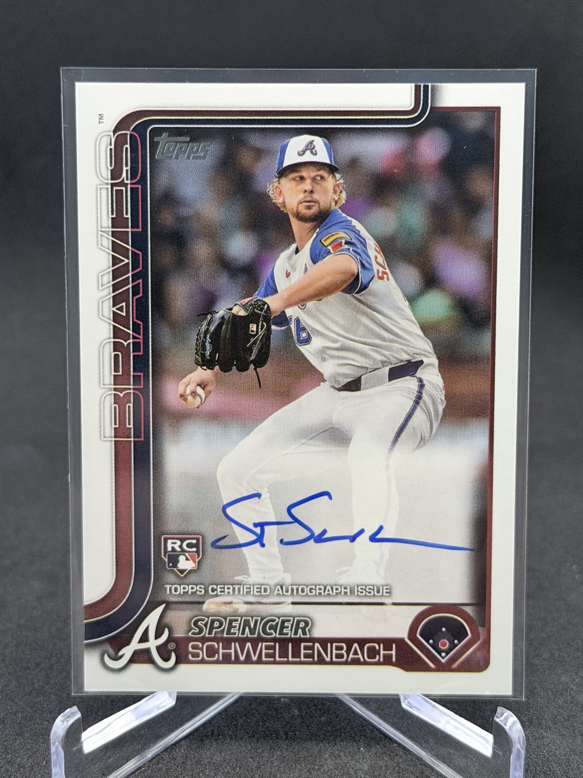 2025 Topps Series 1 - Flagship Real One Autographs Spencer Schwellenbach #103...