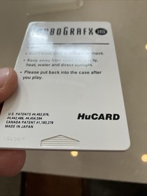 Space Harrier (TurboGrafx-16, 1988) Hu Card, Case, Manual & Sleeve Tested