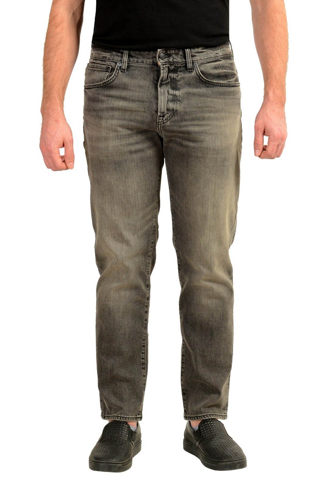 Hugo Boss Мужские джинсы REMAINE BO HYPER серого цвета с прямыми штанинами US 3232 IT 3232 14990₽