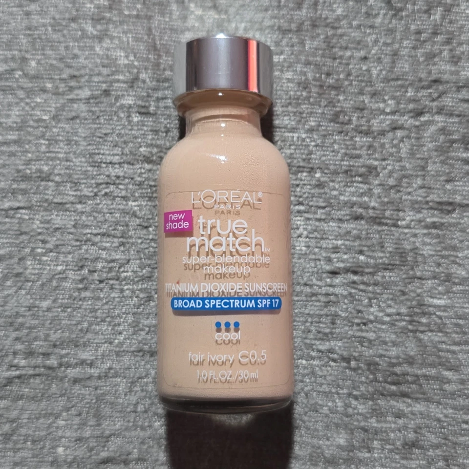 Lot of 3 L’Oréal True Match C0.5 Fair Ivory Foundation SPF17 Exp 01/22 - Image 4 of 4