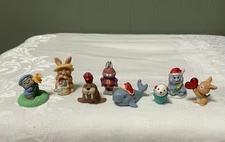 Hallmark Merry Miniatures Christmas 1991 Lot Of 6, Various Holidays