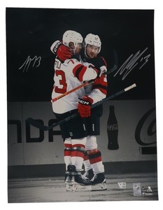 Tyler Toffoli & Nico Hischier Signed New Jersey Devils 16x20 Photo (Fanatics)