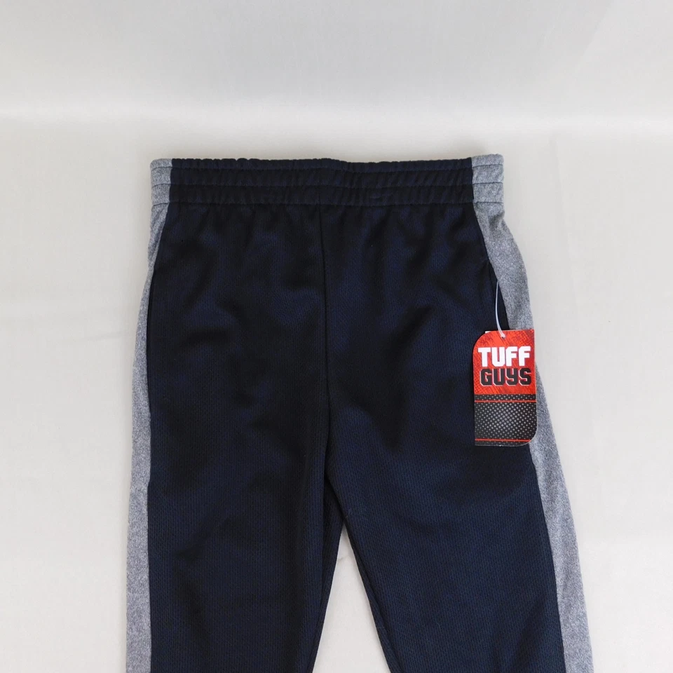 Pantalones deportivos Tuff Guys cintura elástica bloques de colores negros 8-10 medianos #3673 Foto 2 de 4