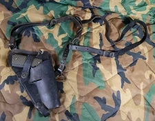 Bolen Leather Products Colt 1911 Military Tanker Style Shoulder Holster RH Black