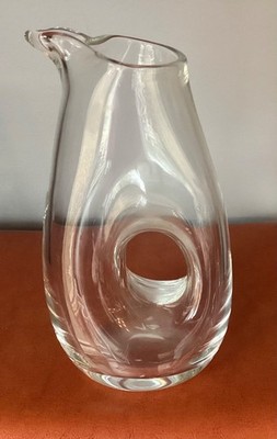 Badash Pitcher Eternity Crystal Carafe European Mouth-Blown Crystal