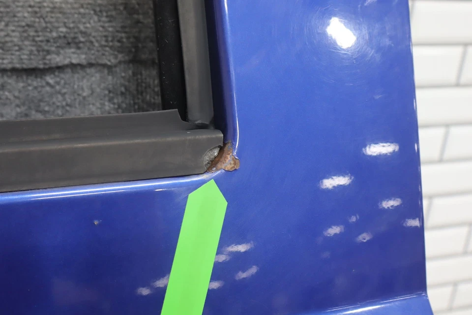 99-07 Ford F250 F350 Super Duty Left Rear Door Assembly Sonic Blue SN Foto 3 de 4