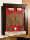 6 Civil War Relics & Shadow Box Dug Southern Battlefields