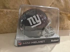 Y.A.Tittle New York Giants signed Mini Helmet Riddell Leaf Throwback  AUTHENTIC