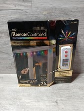 Light Show 24 LED Icicle 12 Color Changing Ef...