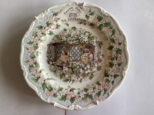 Royal Doulton Brambly Hedge The Invitation 8 Inch Plate , Collectors Plate