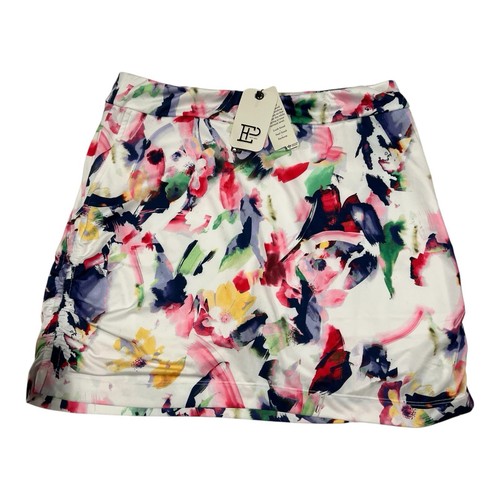 EP New York Women’s 17.5” Watercolor Print Skort Sz Medium Color Multicolor NWT