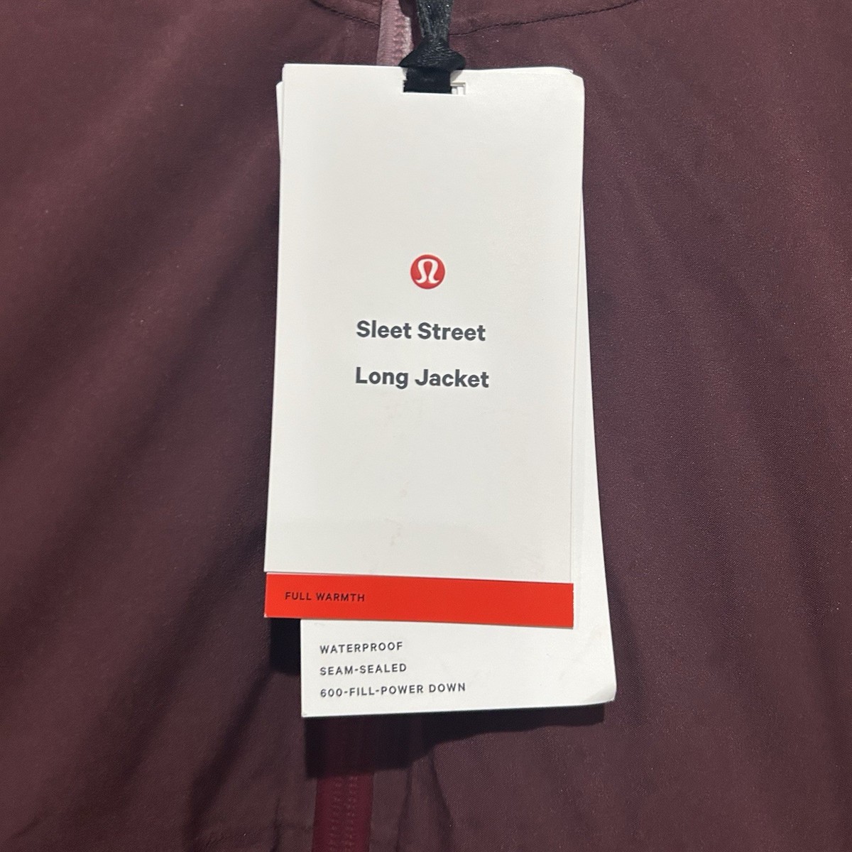 Size: 4 lululemon sleet street long jacket $448 | eBay