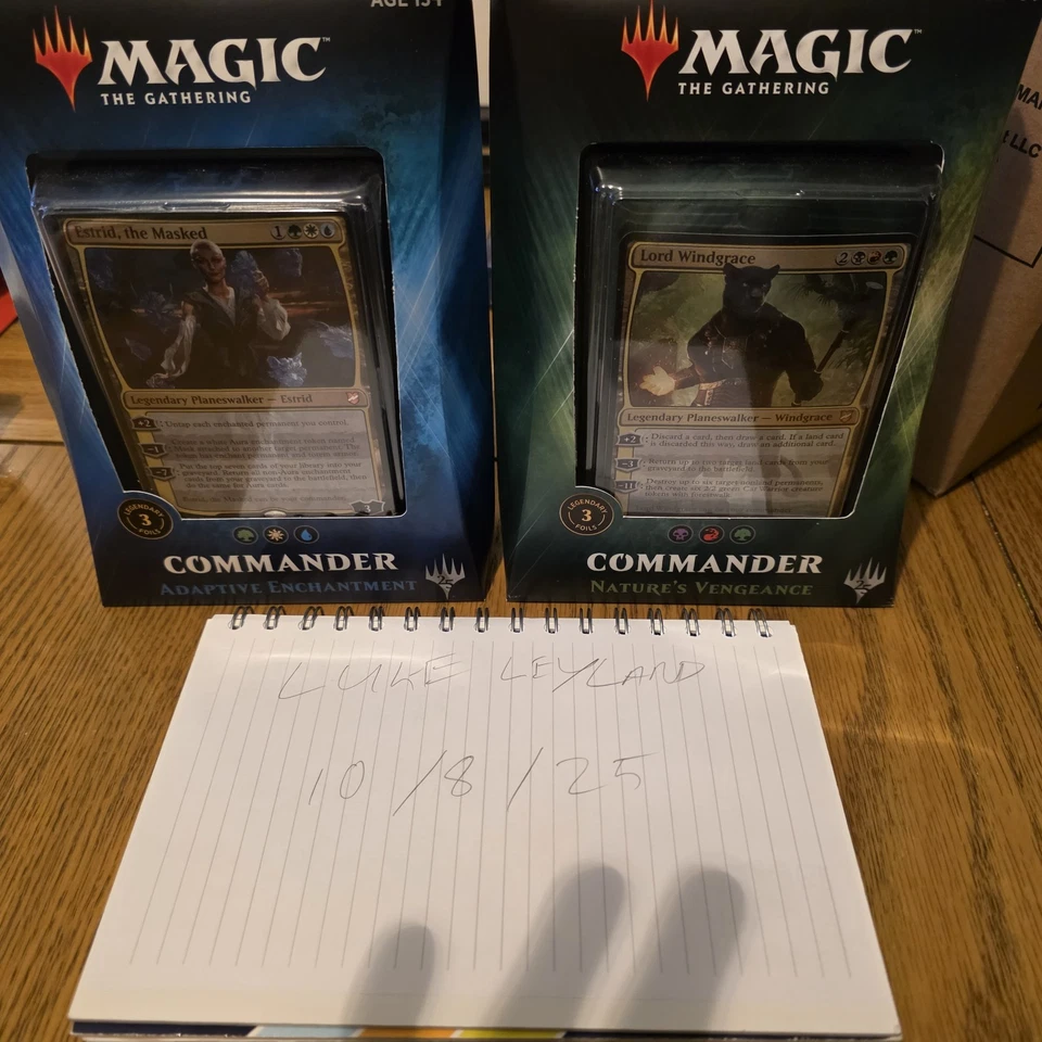 MTG Magic the Gathering - Commander 2018 Deck - Set of 4 - New sealed - Image 3 of 3