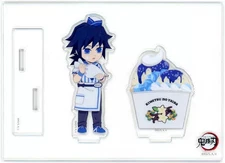 Giyu Tomioka Demon Slayer Acrylic Stand Figure 72mm x 78mm Used