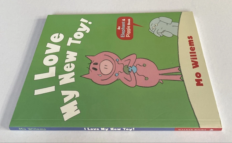 ** ELEPHANT & PIGGIE #5 - I LOVE MY NEW TOY! Paperback Book 2013 Mo Willems GOOD - image 2 of 4