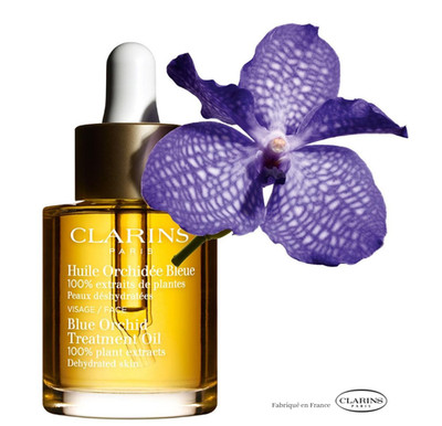CLARINS Huile Orchidée Bleue Öl Tonisierendes Serum Extrakt Orchidee blau 30 ml