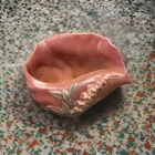 Roseville Pottery. Foxglove Pink Conch Shell Planter Vase. #426-6. Vintage