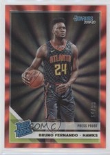 2019 Panini Donruss Rated Rookie Press Proof Red Laser 54/99 Bruno Fernando 0c6