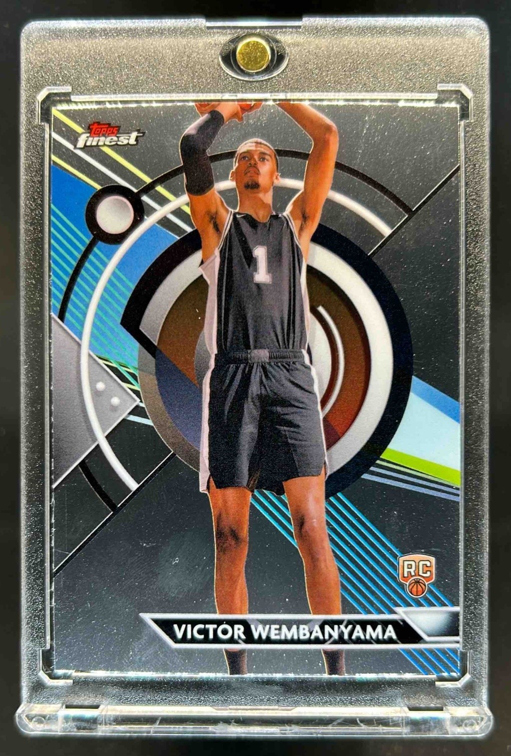 2023-24 Finest Victor Wembanyama RC Rookie Common #76 Spurs