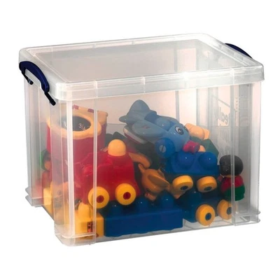 MARKTDISCOUNT Really Useful Box Aufbewahrungsbox 19,0 l transparent 39,5 x 25,5 x 29,0 cm