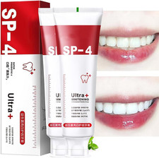2x SP-4 Probiotic Toothpaste, Sip-4 Toothpaste Ultra Whitening,Breath Removing