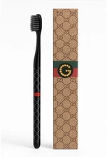 Luxury Black Toothbrush with Gift Box – Soft Bristles Elegant Premium Design