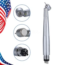 Dental Surgical Handpiece 45 Degree High Speed 4 Hole LED Reverse Air ASkeadnt