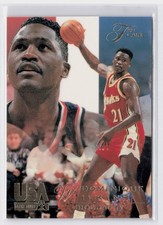1994 Flair USA Basketball Biography Dominique Wilkins #108 ATLANTA HAWKS
