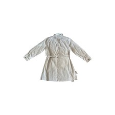 Who What Wear Utility Belted Button Front Dress Khaki Linen Blend XL