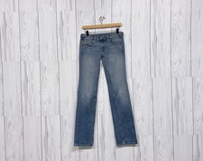Diesel jeans womens size 29 doozy slim straight blue stretch low rise