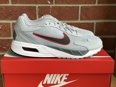 New Nike Air Max Solo Cool Grey Black Red Size 9.5 Mens Sneakers NIB Shoes