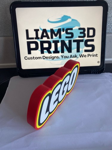Decorative Lego logo Sign Display 3D - Picture 5 of 5