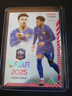 2025 26 panini Eternity Bleus Désiré Doué 6/10 Red Debut EDF France