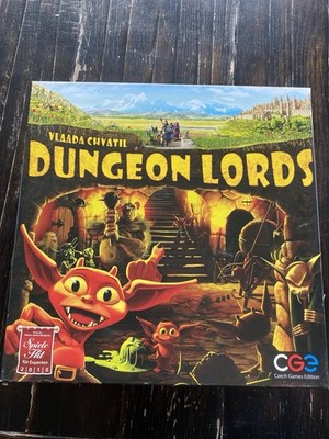 Z-Man Games Czech Games Edition Dungeon Lords Fantasy Board Game Complete 2+